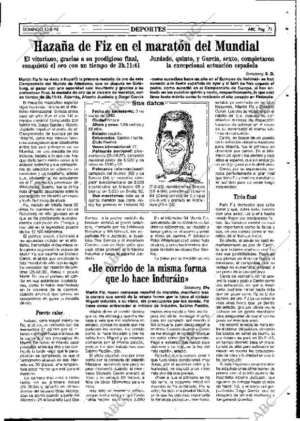 ABC MADRID 13-08-1995 página 73