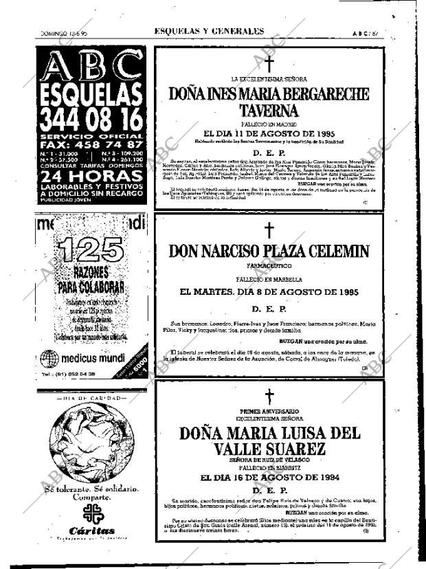 ABC MADRID 13-08-1995 página 87