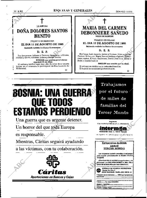 ABC MADRID 13-08-1995 página 88