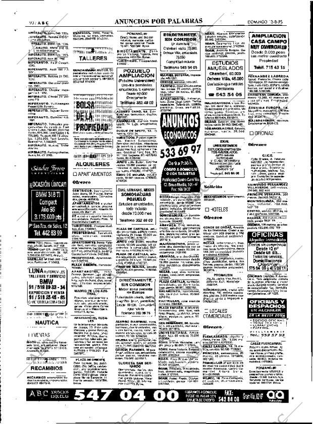 ABC MADRID 13-08-1995 página 90