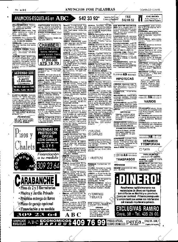 ABC MADRID 13-08-1995 página 94