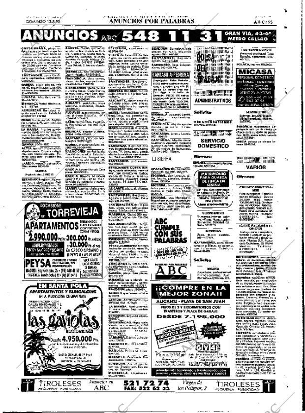 ABC MADRID 13-08-1995 página 95