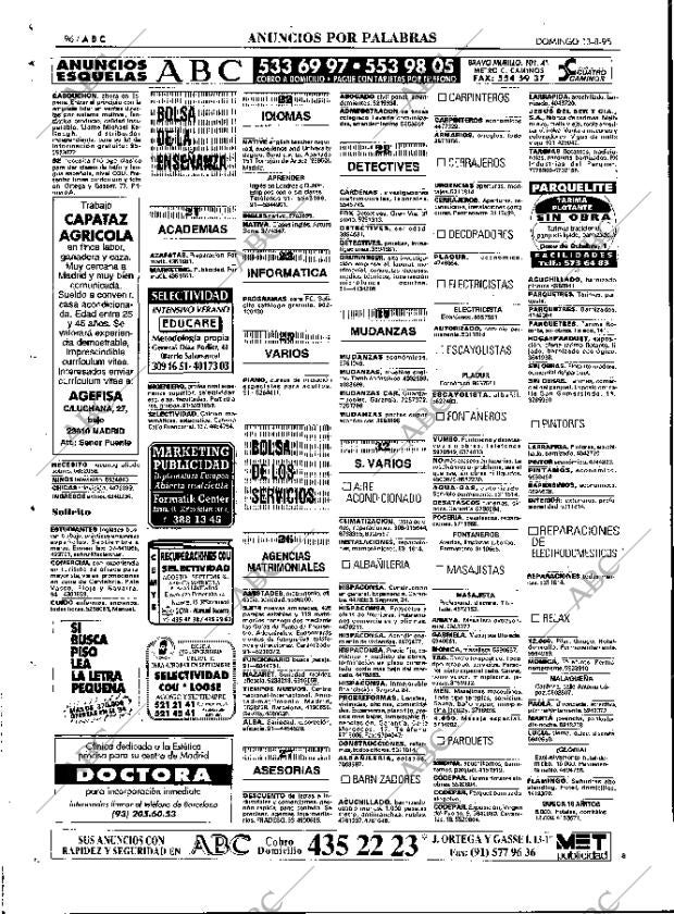 ABC MADRID 13-08-1995 página 96