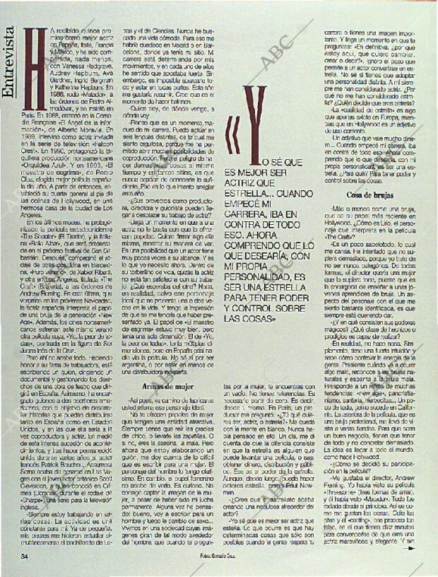 BLANCO Y NEGRO MADRID 13-08-1995 página 34