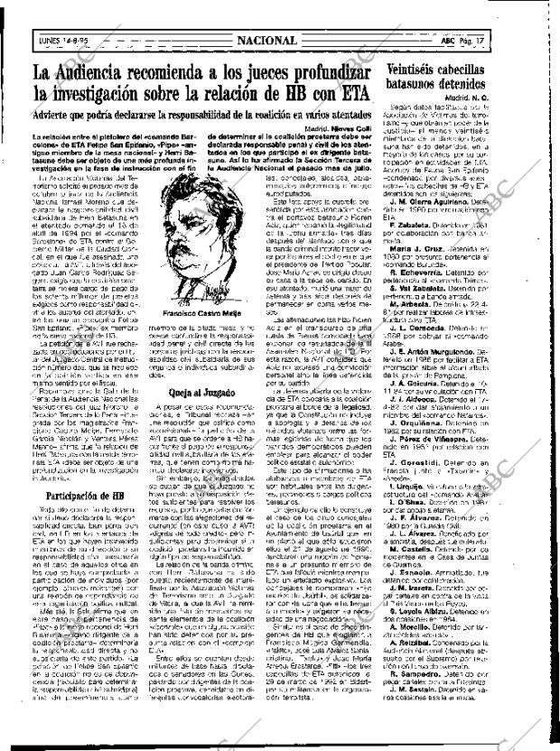 ABC MADRID 14-08-1995 página 17