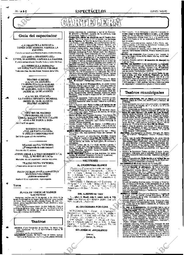 ABC MADRID 14-08-1995 página 76
