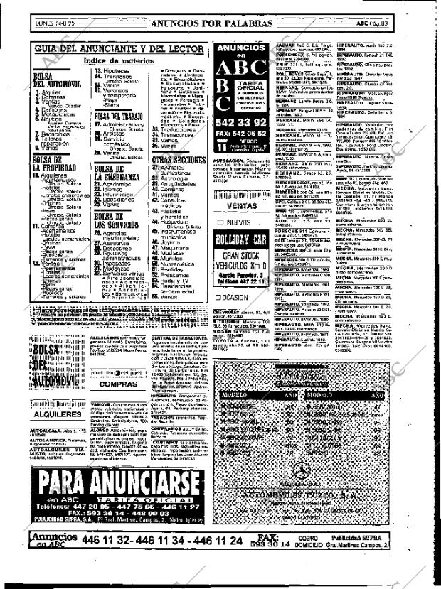 ABC MADRID 14-08-1995 página 83