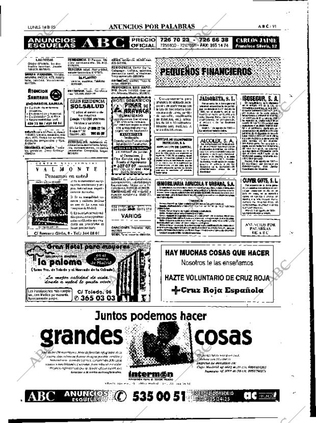 ABC MADRID 14-08-1995 página 91