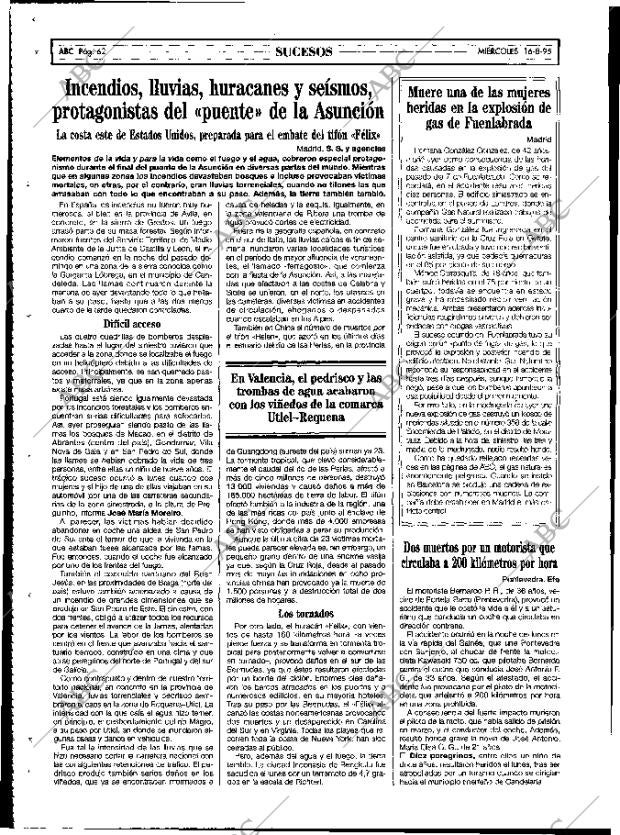 ABC MADRID 16-08-1995 página 62