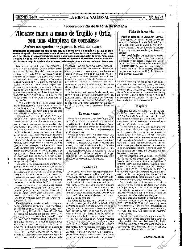 ABC MADRID 16-08-1995 página 67