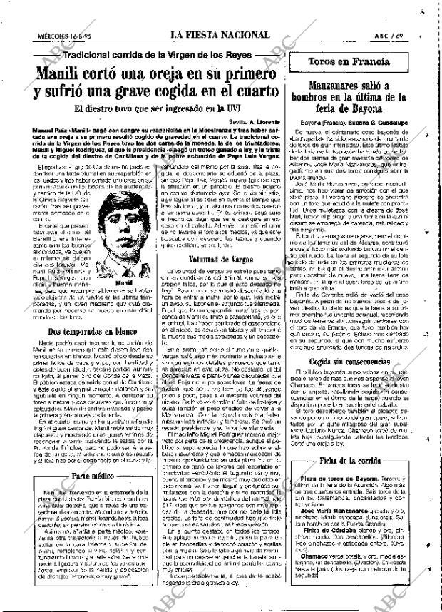 ABC MADRID 16-08-1995 página 69