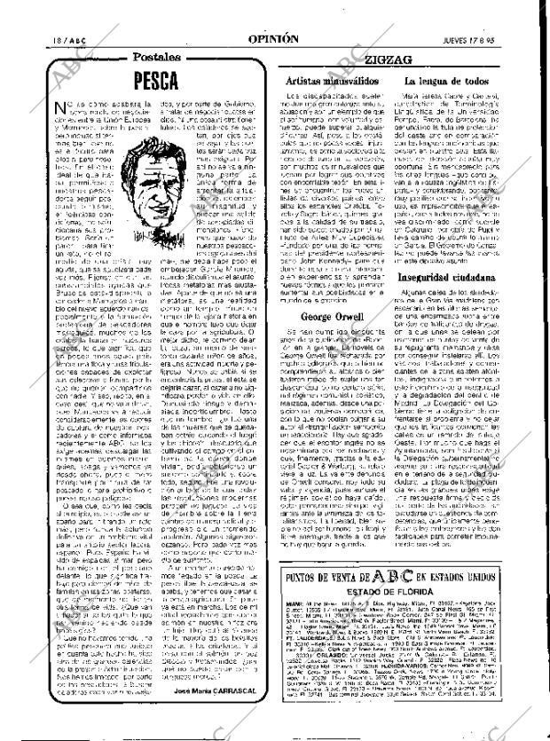 ABC MADRID 17-08-1995 página 18