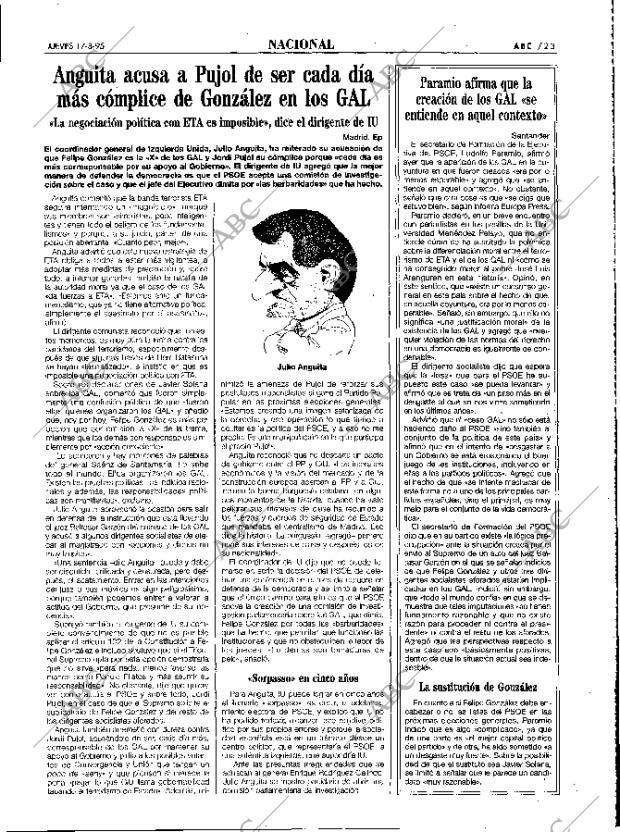 ABC MADRID 17-08-1995 página 23