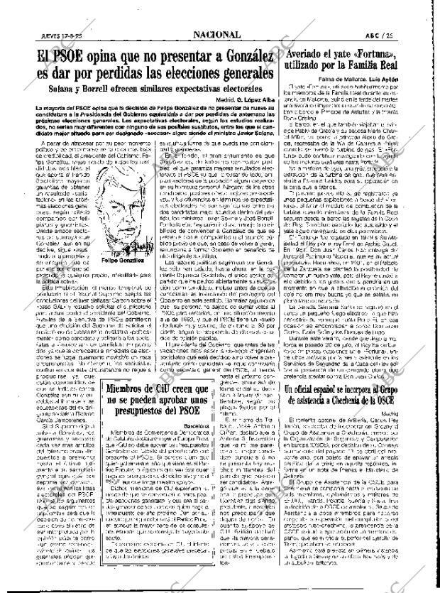 ABC MADRID 17-08-1995 página 25