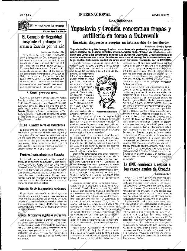 ABC MADRID 17-08-1995 página 28
