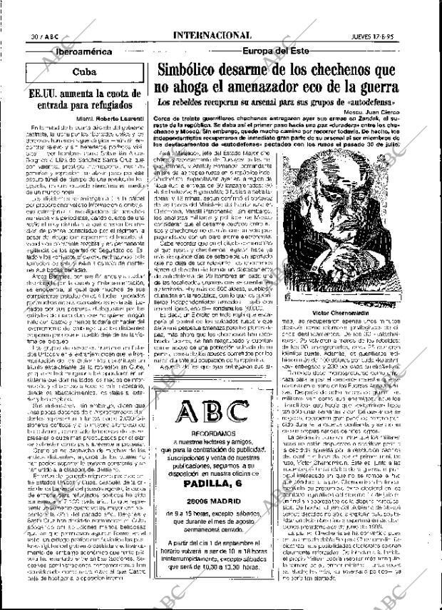 ABC MADRID 17-08-1995 página 30