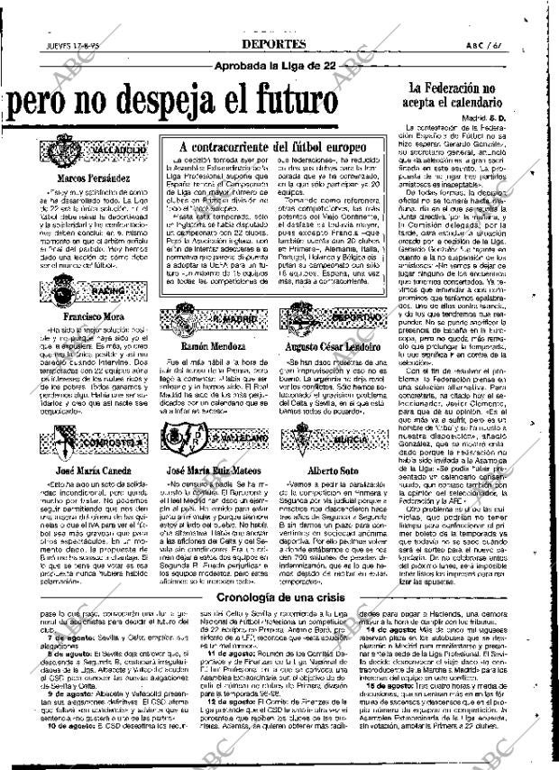 ABC MADRID 17-08-1995 página 67