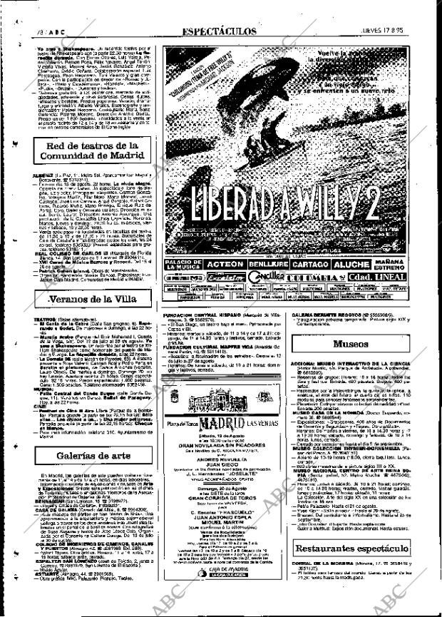 ABC MADRID 17-08-1995 página 78