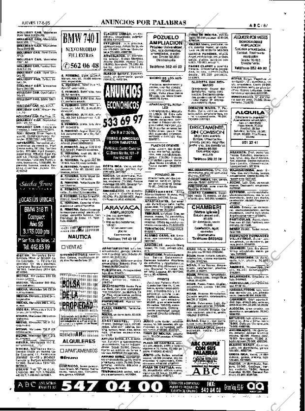 ABC MADRID 17-08-1995 página 87