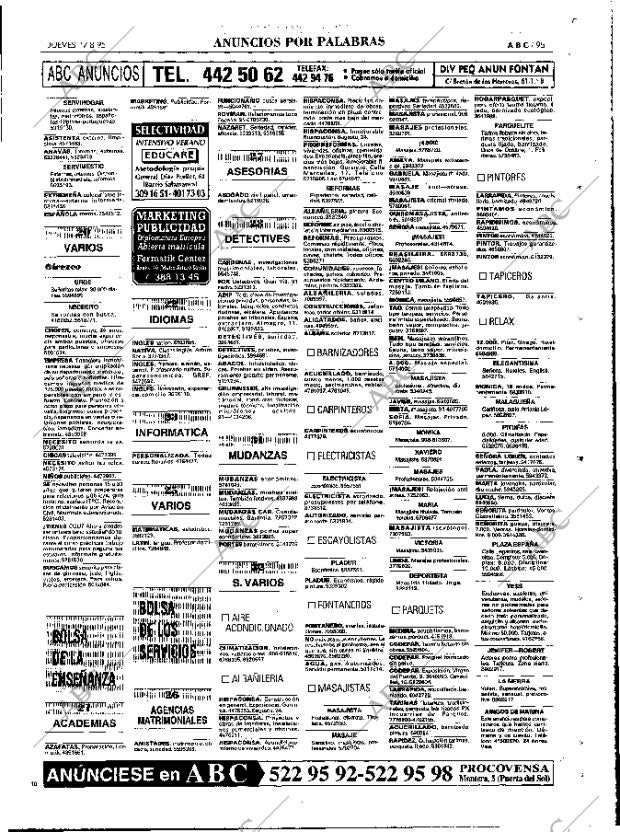 ABC MADRID 17-08-1995 página 95