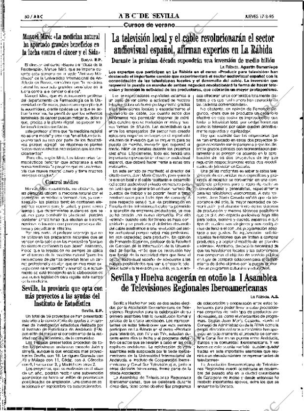 ABC SEVILLA 17-08-1995 página 50