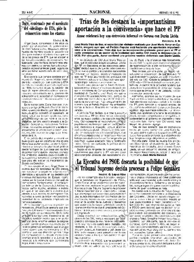 ABC MADRID 18-08-1995 página 20