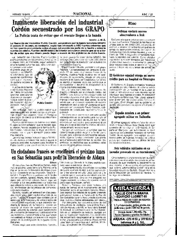 ABC MADRID 18-08-1995 página 25