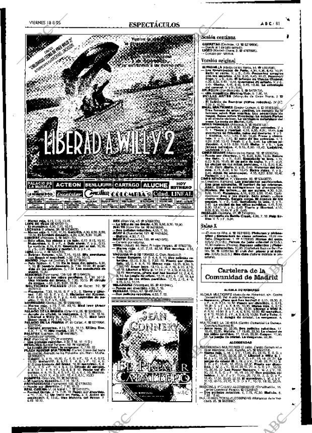 ABC MADRID 18-08-1995 página 81