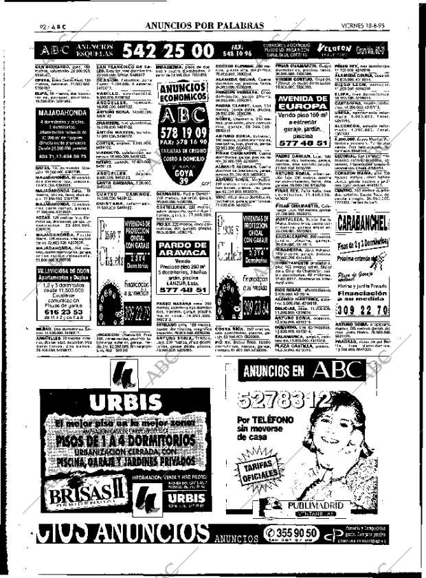 ABC MADRID 18-08-1995 página 92