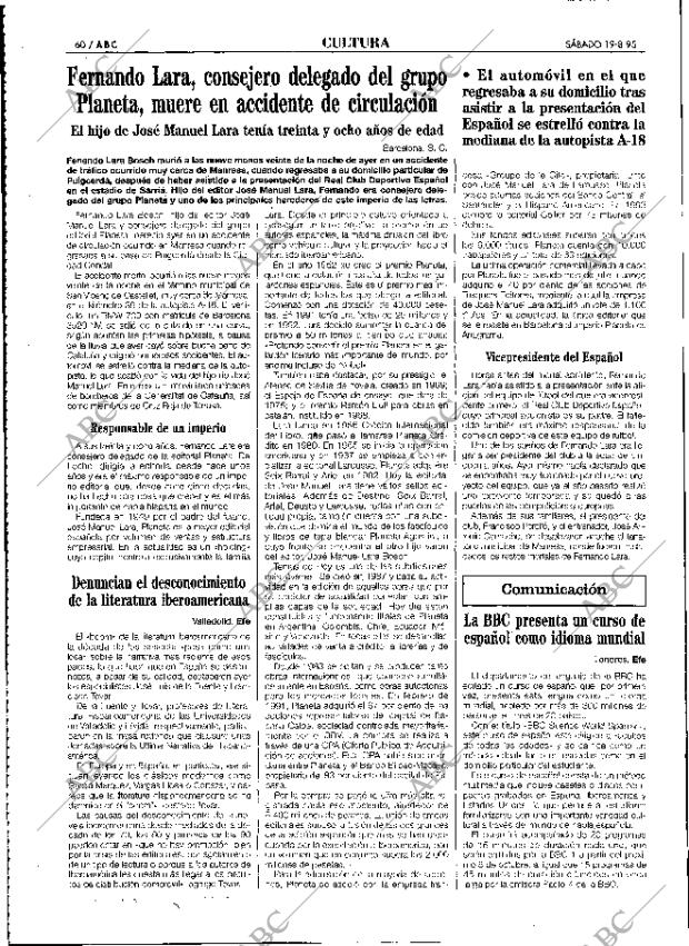 ABC MADRID 19-08-1995 página 60