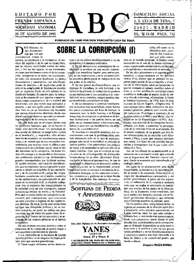 ABC MADRID 20-08-1995 página 3