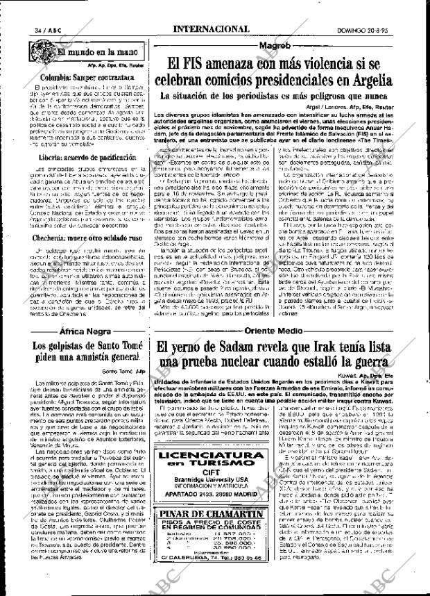 ABC MADRID 20-08-1995 página 34