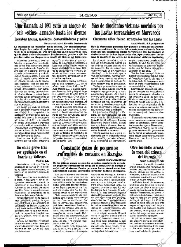 ABC MADRID 20-08-1995 página 63