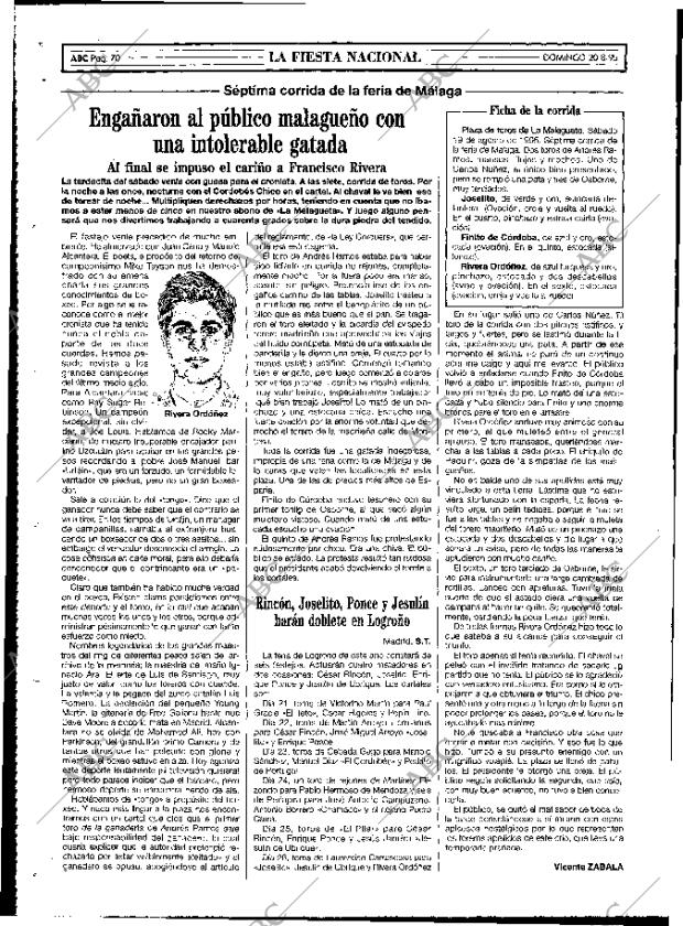 ABC MADRID 20-08-1995 página 70