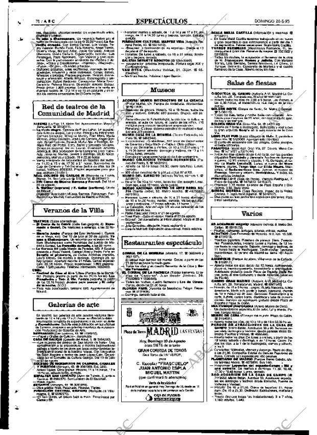 ABC MADRID 20-08-1995 página 78