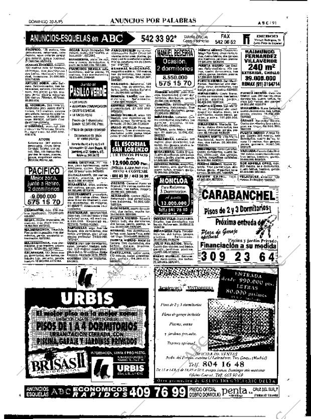 ABC MADRID 20-08-1995 página 91