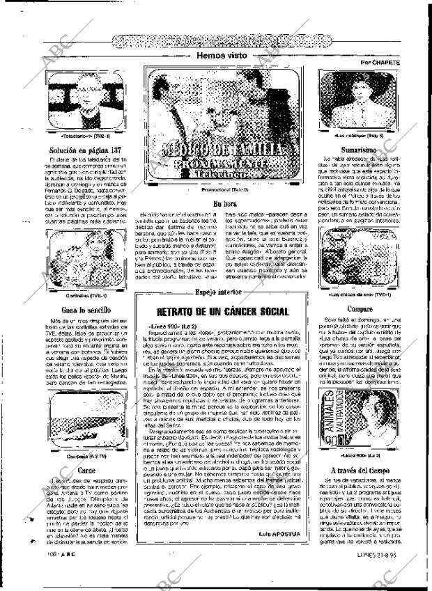 ABC MADRID 21-08-1995 página 100