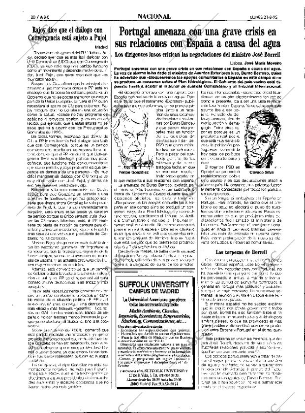 ABC MADRID 21-08-1995 página 20