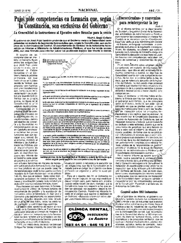 ABC MADRID 21-08-1995 página 21