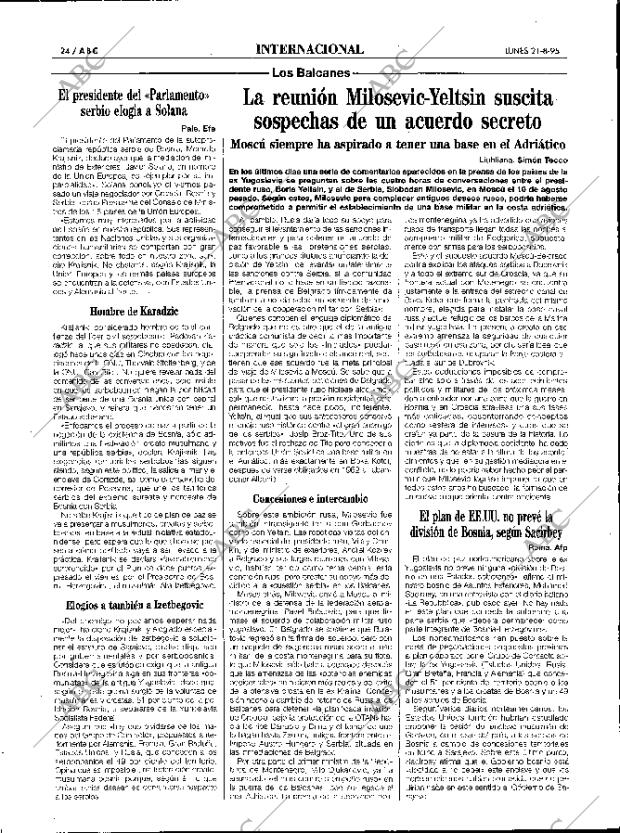 ABC MADRID 21-08-1995 página 24