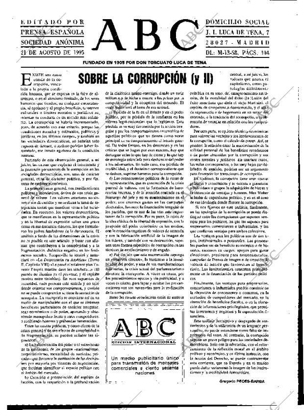 ABC MADRID 21-08-1995 página 3