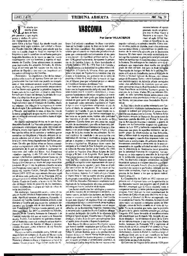 ABC MADRID 21-08-1995 página 39