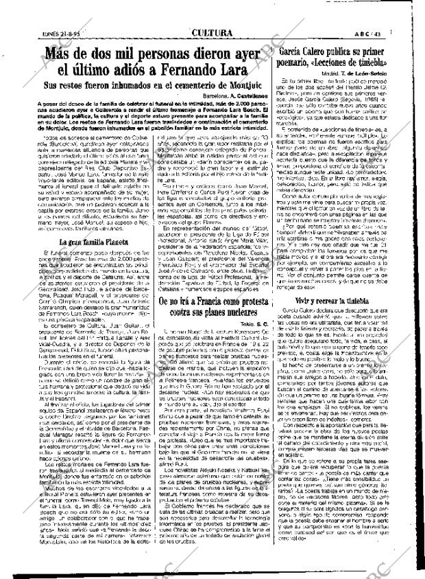 ABC MADRID 21-08-1995 página 43