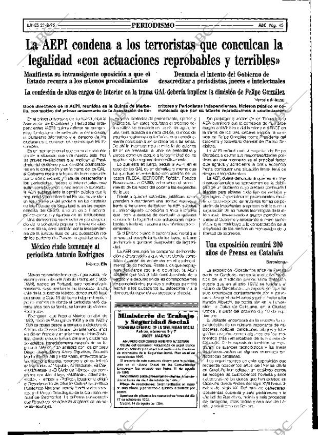 ABC MADRID 21-08-1995 página 45