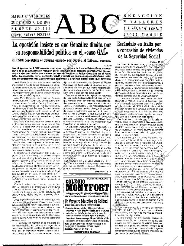 ABC MADRID 23-08-1995 página 11