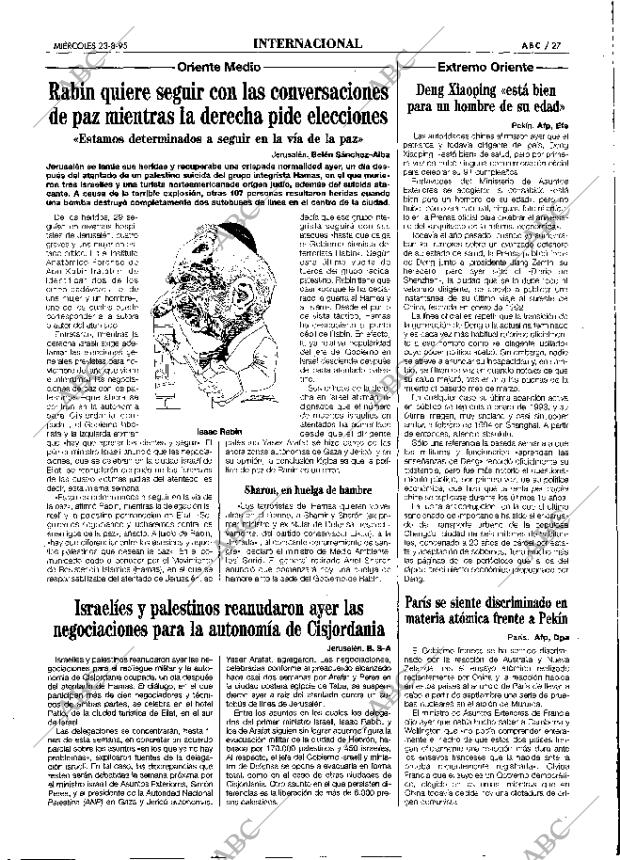 ABC MADRID 23-08-1995 página 27