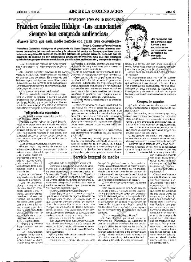 ABC MADRID 23-08-1995 página 45