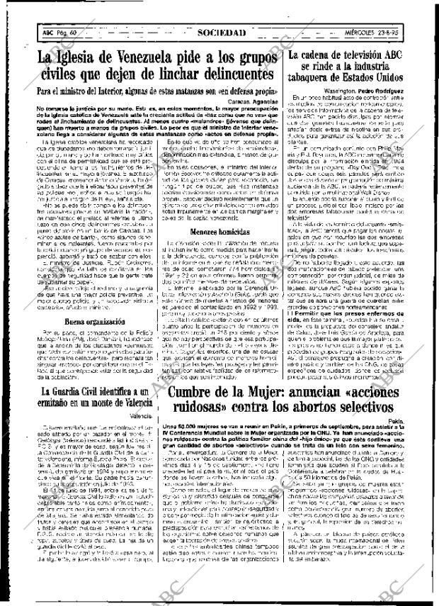 ABC MADRID 23-08-1995 página 60