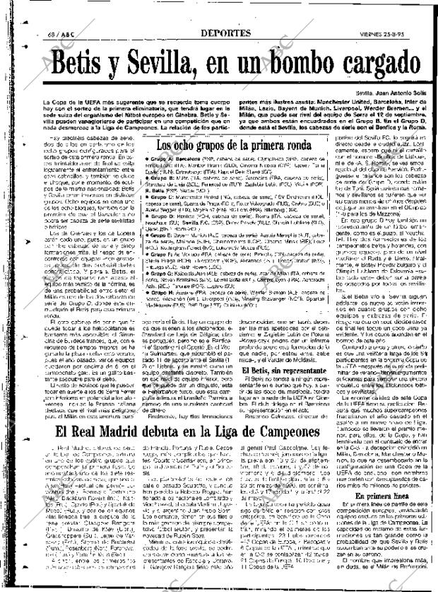 ABC SEVILLA 25-08-1995 página 68