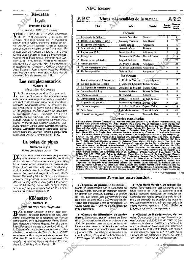 CULTURAL MADRID 25-08-1995 página 6